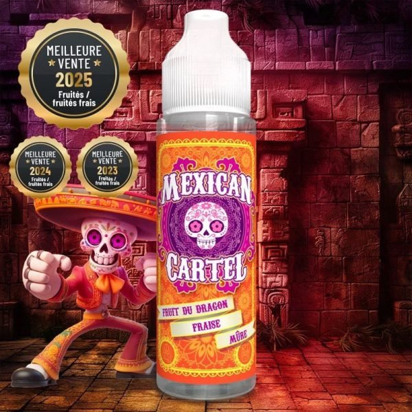 Fruit du Dragon Fraise Mûre Mexican Cartel - 50 ml