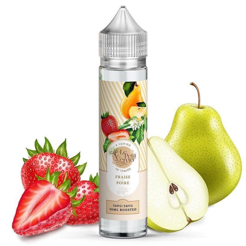 E-liquide Fraise Poire 50 ml Le petit verger