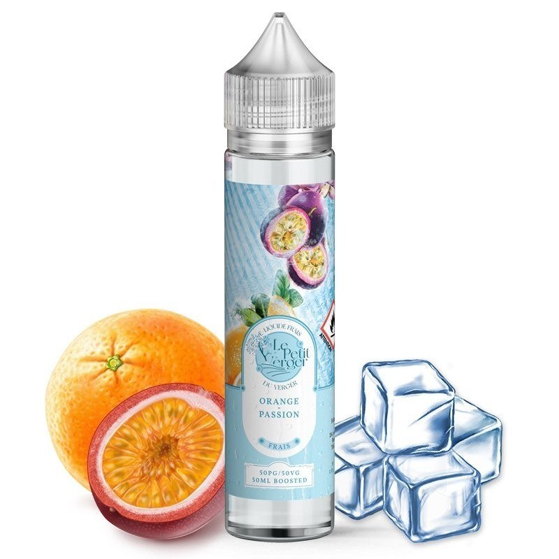 E-liquide Orange - Passion Frais 50 ml Le petit verger