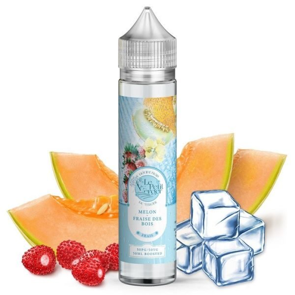 E-liquide Melon - Fraise des bois Frais 50 ml Le petit verger