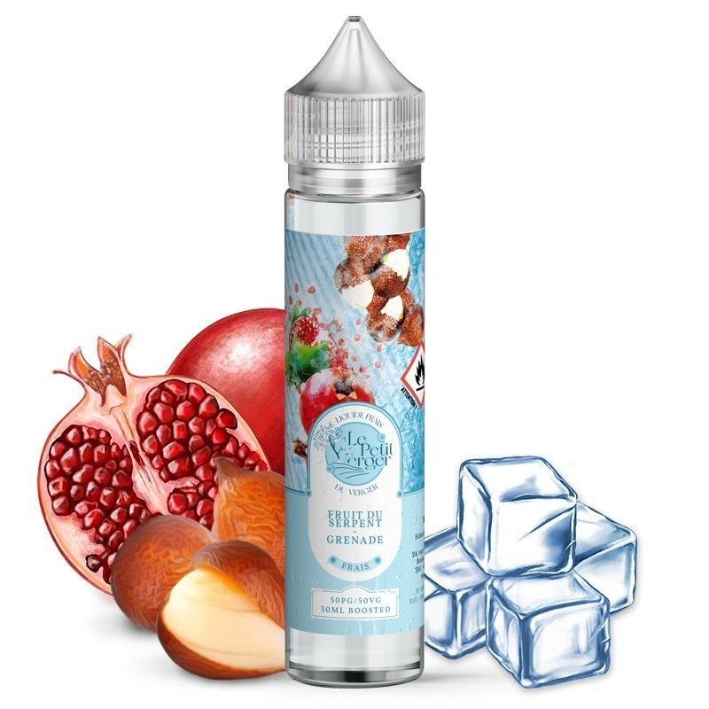 E-liquide Fruit du serpent - Grenade Frais 50 ml Le petit verger