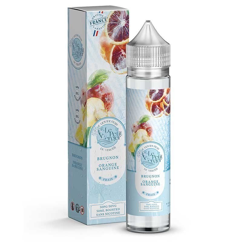 E-liquide Brugnon - Orange sanguine Frais 50 ml Le petit verger