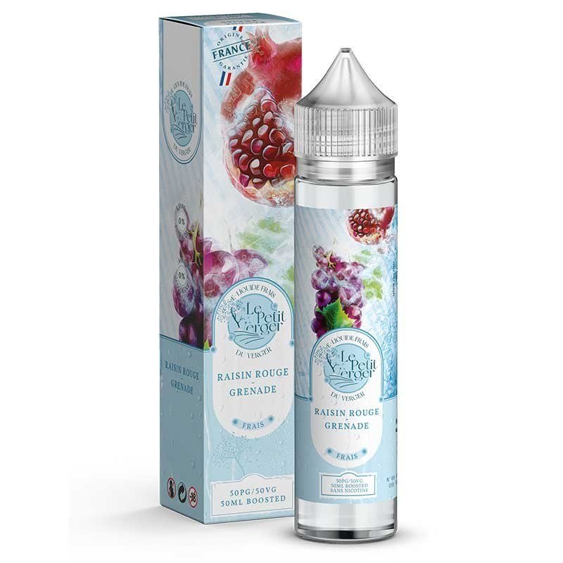 E-liquide Raisin rouge - Grenade Frais 50 ml Le petit verger
