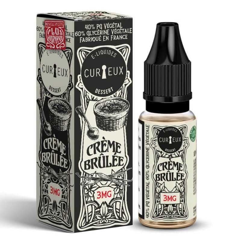 E-liquide Creme Brulee 10ml Edition Dessert Curieux