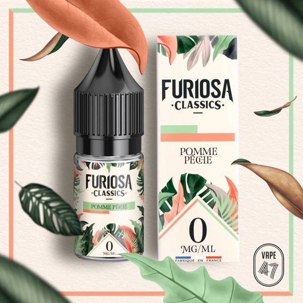 Furiosa E-liquide Pomme Peche Classics 10ml