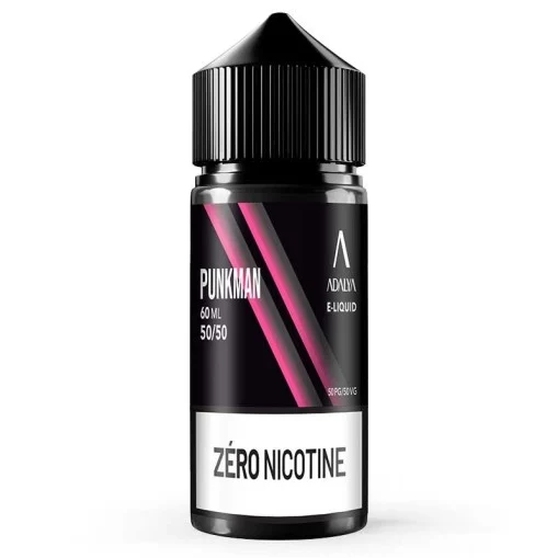 Flacon Adalya Punkman 60 ml, mûre cerise fraise, sans nicotine